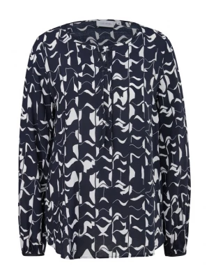 Foto van product comma casual identity Blouse navy / wit