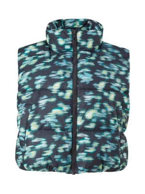 Foto van product comma casual identity Bodywarmer lichtgeel / jade groen / zwart / wit