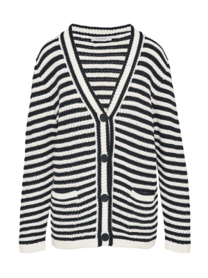 Foto van product comma casual identity Gebreid vest navy / offwhite