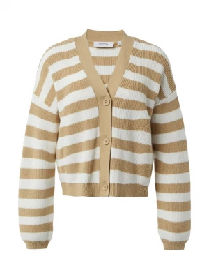 Foto van product comma casual identity Gebreid vest sand / wit