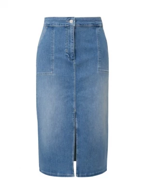 Foto van product comma casual identity Rok blauw denim