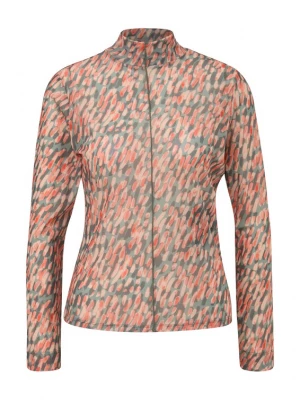 Foto van product comma casual identity Shirt antraciet / kaki / pastelroze / watermeloen rood