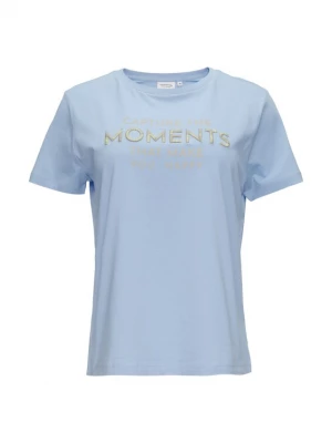 Foto van product comma casual identity Shirt lichtblauw / taupe