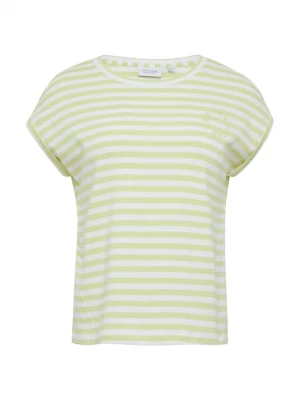 Foto van product comma casual identity Shirt limoen / wit