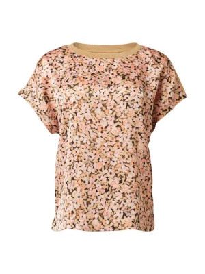 Foto van product comma casual identity Shirt olijfgroen / oudroze / zwart