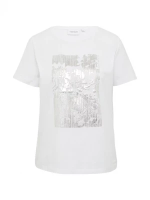 Foto van product comma casual identity Shirt zilver / wit