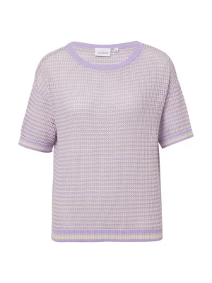 Foto van product comma casual identity Trui crème / lavendel