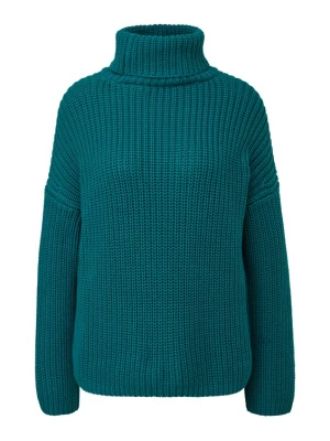 Foto van product comma casual identity Trui petrol