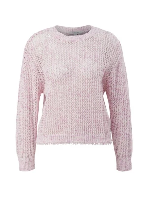 Foto van product comma casual identity Trui rosé / lichtroze