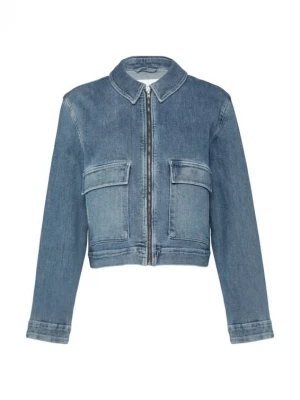 Foto van product comma casual identity Tussenjas blauw denim