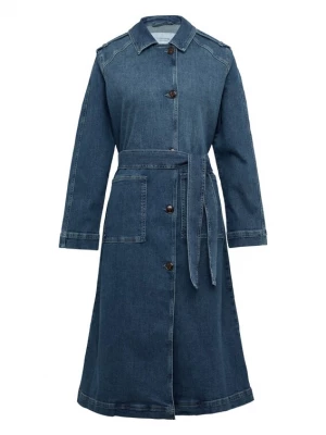Foto van product comma casual identity Tussenmantel blauw denim