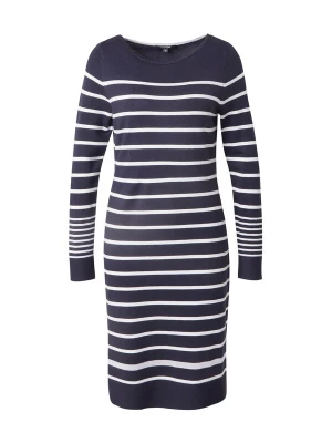 Foto van product COMMA Gebreide jurk marine / wit