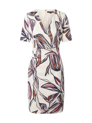 Foto van product COMMA Kokerjurk lichtbeige / navy / bruin / rosa