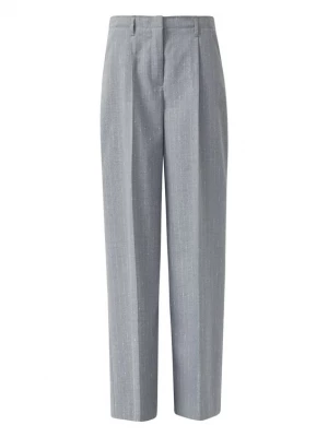 Foto van product COMMA Pantalon grijs gemêleerd / wit