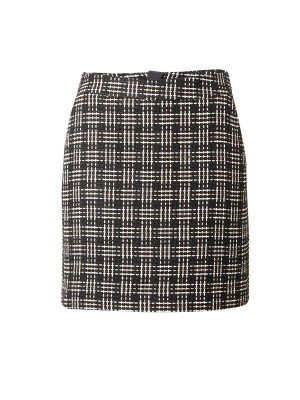 Foto van product COMMA Rok lichtbeige / zwart / wit