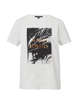 Foto van product COMMA Shirt goud / zwart / wit