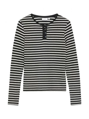 Foto van product COMMA Shirt zwart / wit