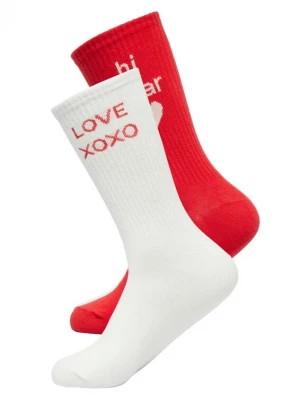 Foto van product COMMA Sokken rood / wit