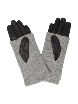 Foto van product COMMA Vingerhandschoenen grijs gemêleerd / zwart