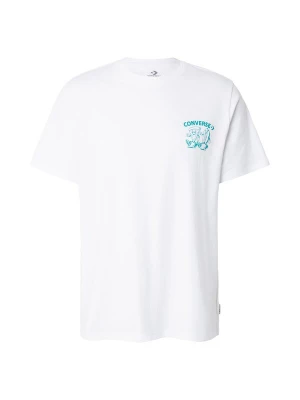 Foto van product CONVERSE Shirt 'FESTIVAL SNACKS' turquoise / wit
