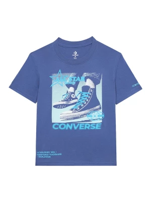 Foto van product CONVERSE Shirt 'PHOTO REAL CNV SNKR' turquoise / indigo / hemelsblauw / wit
