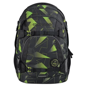 Foto van product Coocazoo Rugzak 'Porter' grijs / lichtgroen / zwart