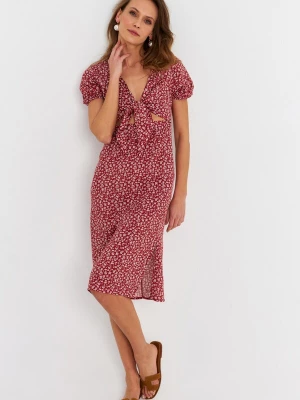 Foto van product Cool & Sexy Zomerjurk vuurrood / zwart / wit