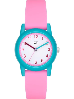 Foto van product Cool Time Horloge cyaan blauw / rosa / wit