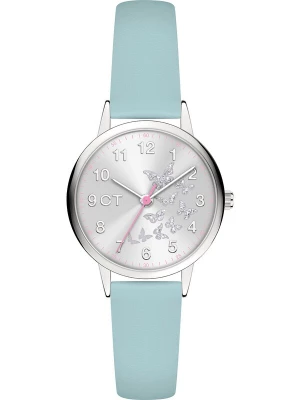 Foto van product Cool Time Horloge pastelblauw / zilver