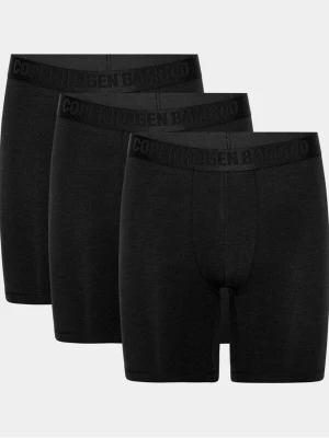 Foto van product Copenhagen Bamboo Boxershorts '3 par bambus underbukser med lange ben i sort' zwart
