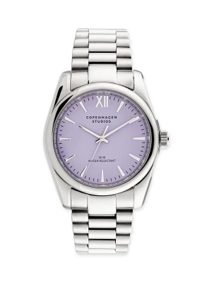 Foto van product Copenhagen Studios Analoog horloge pastellila / zilver