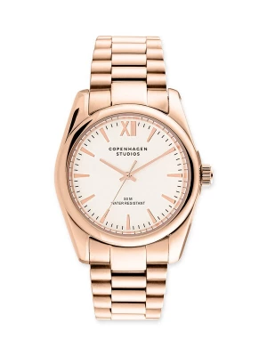 Foto van product Copenhagen Studios Analoog horloge rose-goud / wit