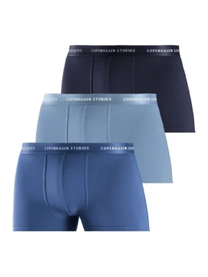 Foto van product Copenhagen Studios Boxershorts blauw / duifblauw / donkerblauw