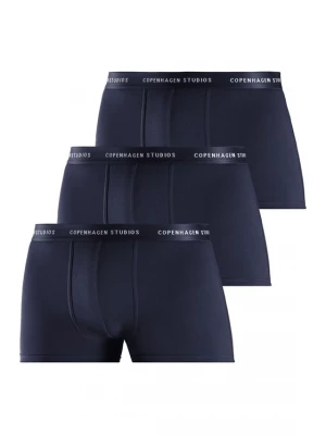 Foto van product Copenhagen Studios Boxershorts navy / wit