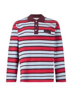 Foto van product Copenhagen Studios Shirt lichtblauw / bordeaux / bloedrood