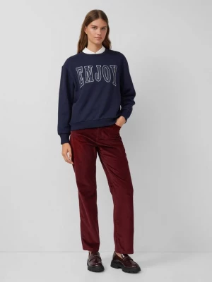 Foto van product Corduroy broek / Regular Fit / Mid Rise / Rechte pijp s.Oliver rood