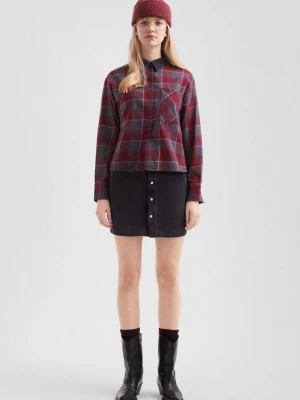 Foto van product Corduroy minirok met knoopsluiting QS grijs