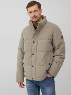 Foto van product Corduroy pufferjack met sportieve details s.Oliver bruin