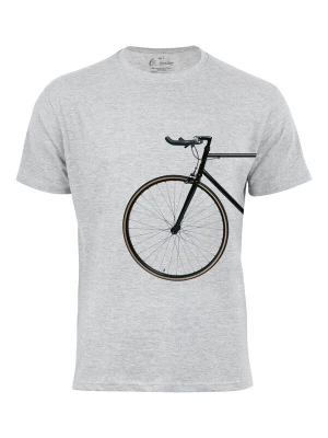 Foto van product Cotton Prime Shirt 'Bike Lover' stone grey / zwart