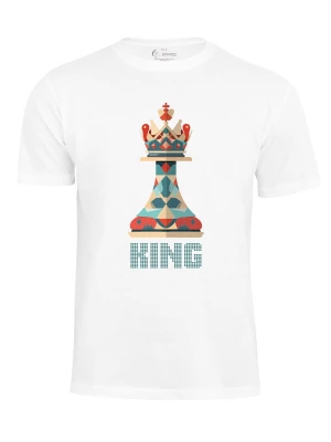 Foto van product Cotton Prime Shirt 'King' lichtblauw / spar / knalrood / wit