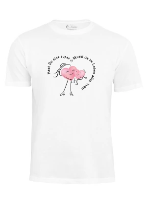 Foto van product Cotton Prime Shirt 'Super Mutti' oudroze / zwart / wit