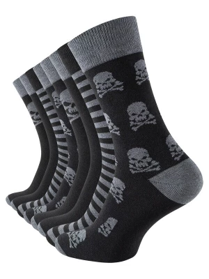 Foto van product Cotton Prime Sokken grijs gemêleerd / zwart
