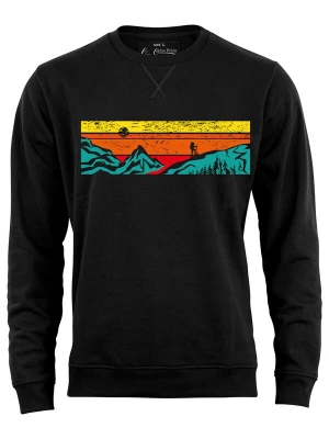 Foto van product Cotton Prime Sweatshirt 'Let's Hiking' cyaan blauw / geel / oranje / zwart