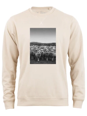 Foto van product Cotton Prime Sweatshirt 'Schafe' ivoor / zwart / wit