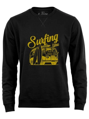 Foto van product Cotton Prime Sweatshirt 'Surfing Time' geel / zwart