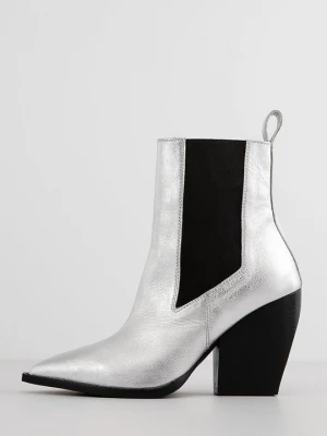 Foto van product Cowboy- / Bikerlaarsjes AllSaints zilverkleurig