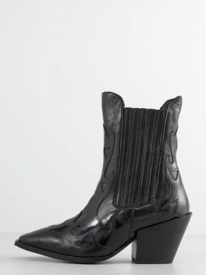 Foto van product Cowboy- / Bikerlaarsjes Kazar zwart