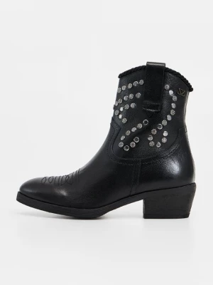 Foto van product Cowboy- / Bikerlaarsjes Lazamani zwart