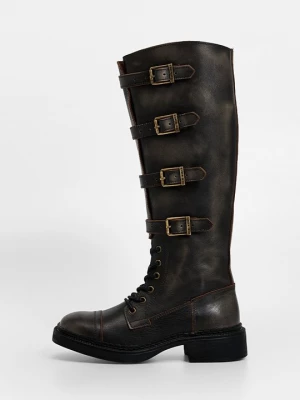 Foto van product Cowboy- / Bikerlaarzen Steve Madden donkerbruin