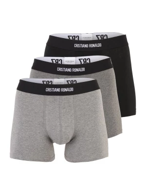 Foto van product CR7 - Cristiano Ronaldo Boxershorts grijs / zwart / wit